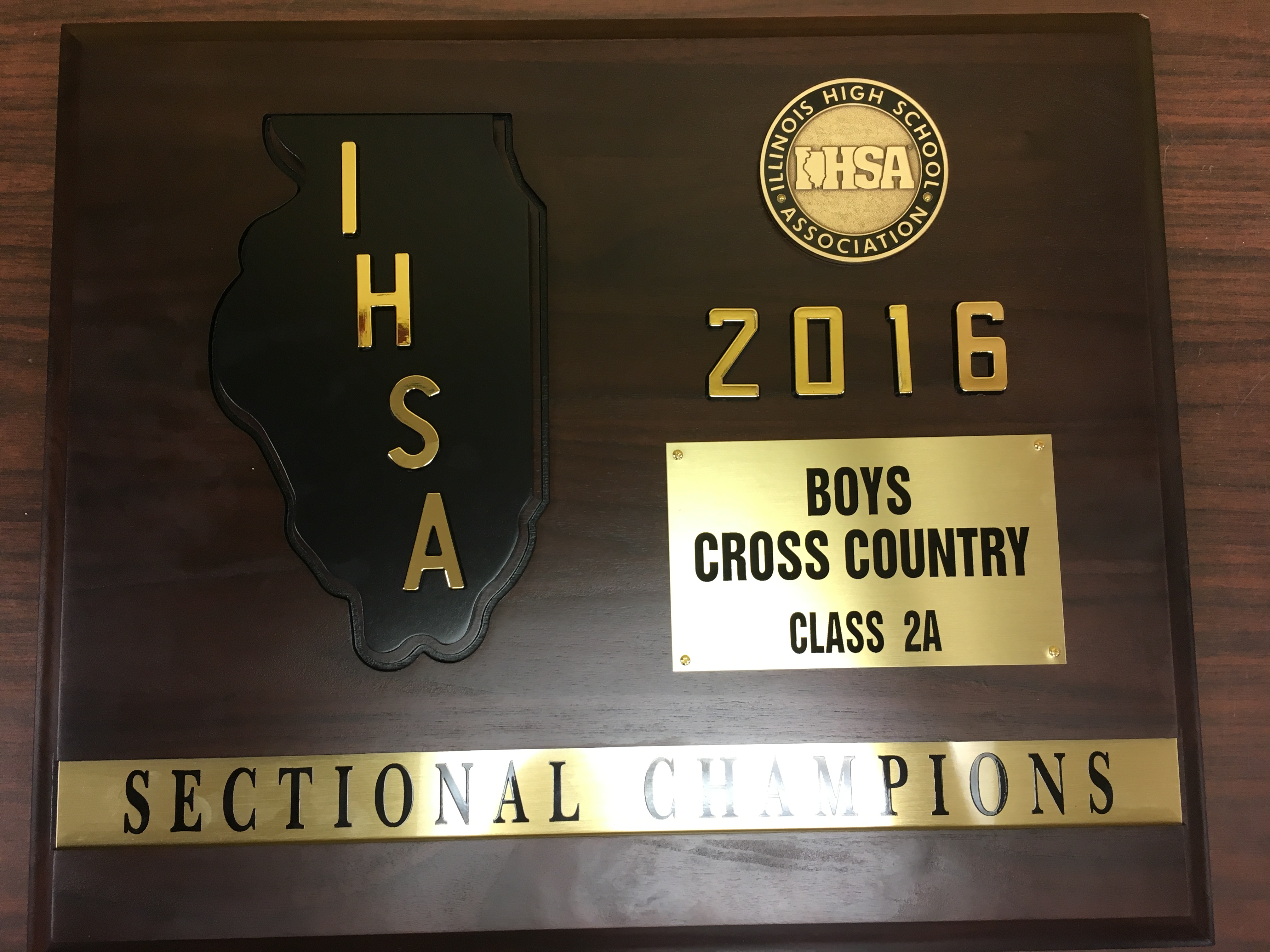 2016 Sectional Plaque