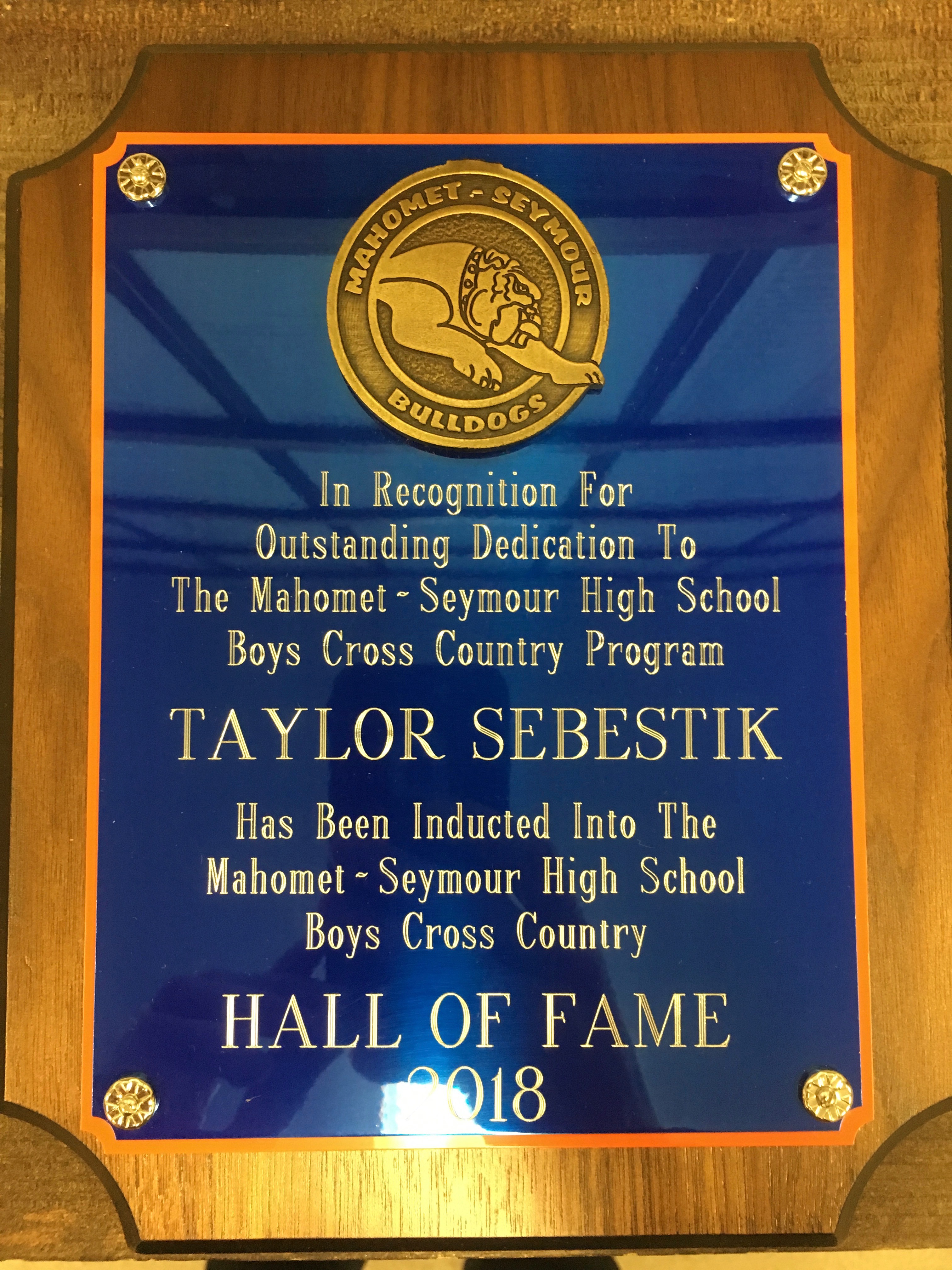 Hall of Fame Taylor
          Sebestik