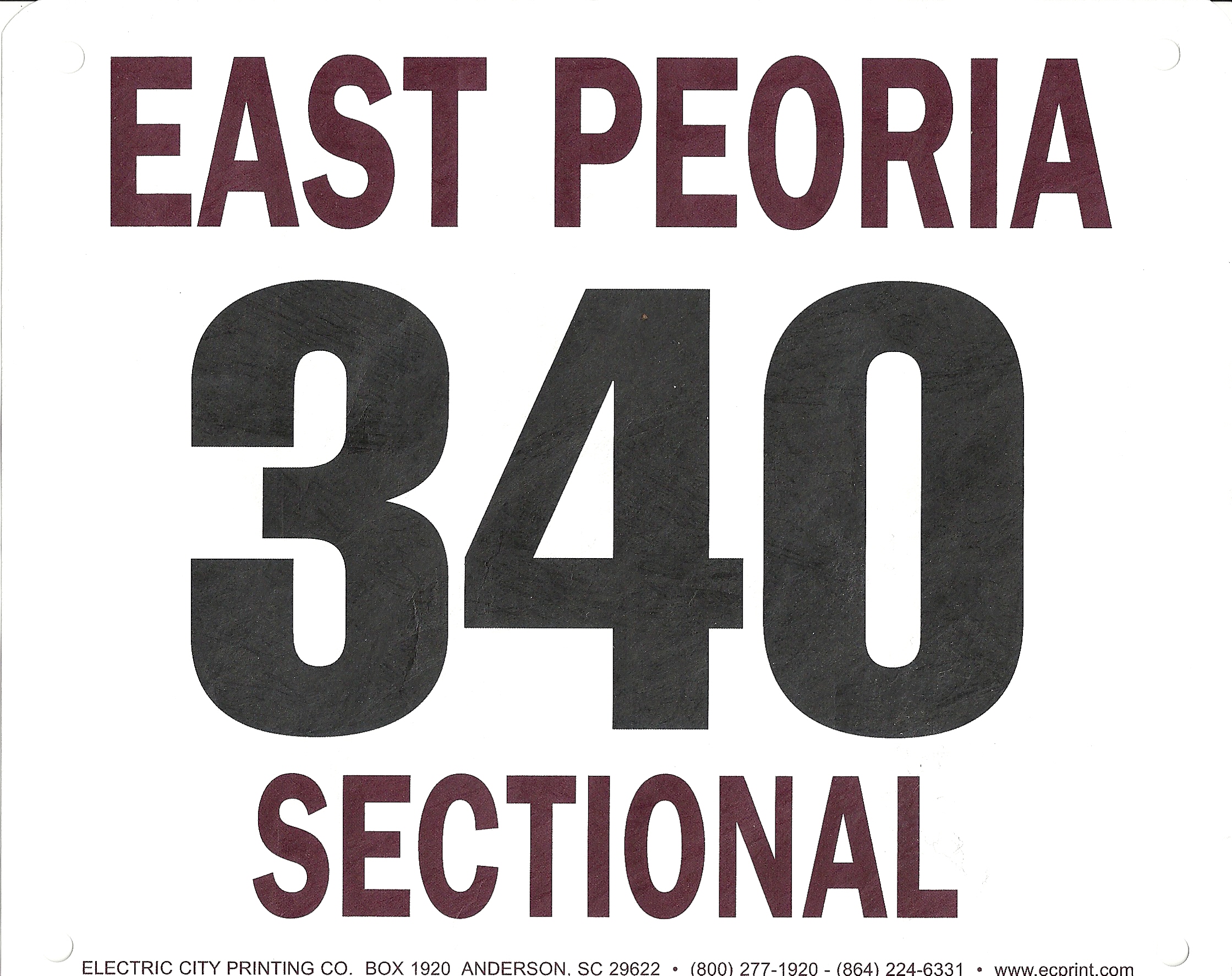 Sectional Race
        Number